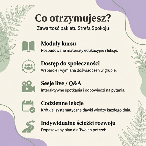Strefa Spokoju — Program, Który Zmienia Życie od Środka